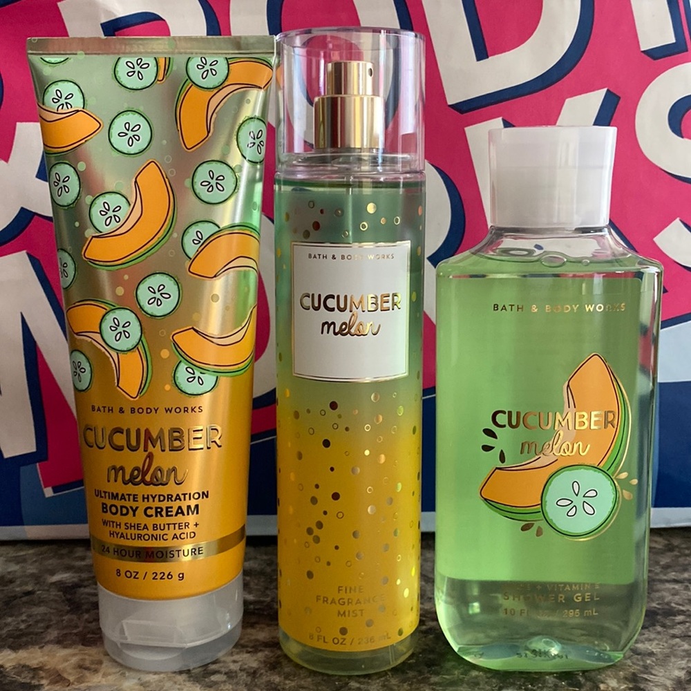 Bath & Body Works Cucumber melon set